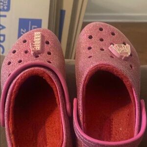 Barbie Pink Sparklycrockswith Decorative Charms